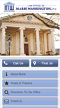 Mobile Screenshot of mariewashingtonlaw.com